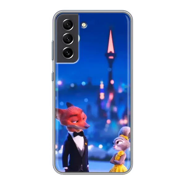 Чохол з принтом «Романтичний вечір Зоотрополіс» для Samsung Galaxy S21 FE Чохол з принтом «Романтичний вечір Зоотрополіс» для Samsung Galaxy S21 FE