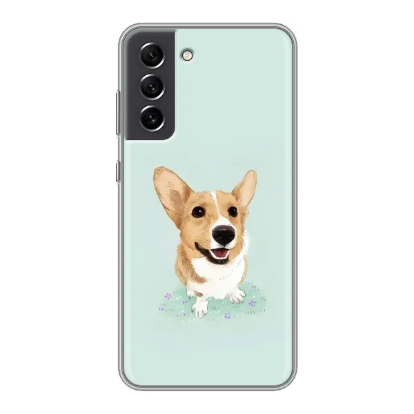 Чехол с принтом «Корги» для Samsung Galaxy S21 FE Чехол с принтом «Корги» для Samsung Galaxy S21 FE