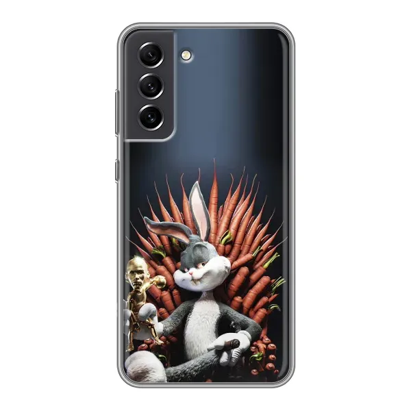 Чехол с принтом «Король Кролик» для Samsung Galaxy S21 FE Чехол с принтом «Король Кролик» для Samsung Galaxy S21 FE