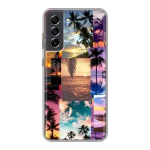 Силіконовий чохол з КАРТИНКАМИ літо для Samsung Galaxy S21 FE (AlphaPrint) (Літня відпустка)