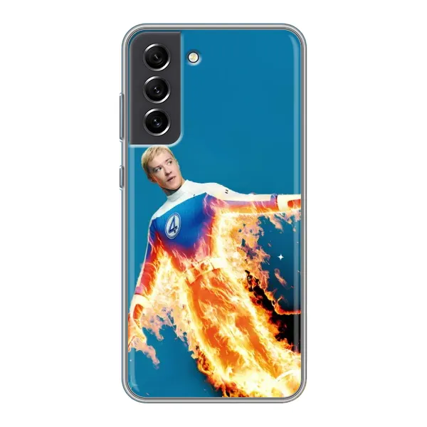 Чохол з принтом «Людина-факел у вогні» для Samsung Galaxy S21 FE Чохол з принтом «Людина-факел у вогні» для Samsung Galaxy S21 FE