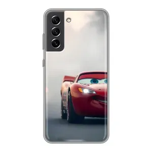 Силиконовый чехол Маквин для Samsung Galaxy S21 FE (Скоростной Маквин)