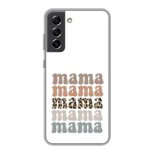 Чохли для мами на Samsung Galaxy S21 FE (Текстовий колаж мама)