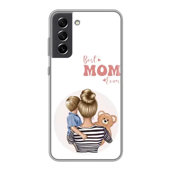 Чехол с принтом «Мама и сын» для Samsung Galaxy S21 FE Чехол с принтом «Мама и сын» для Samsung Galaxy S21 FE