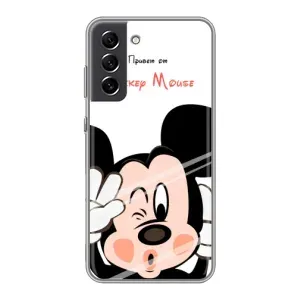 Міккі Маус чохол для Samsung Galaxy S21 FE (AlphaPrint - Мультяшні) (Маус Міккі)