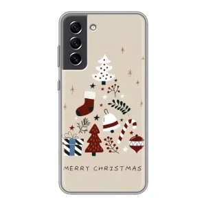 Рождественские, Праздничные Чехлы для Самсунг С21 ФЕ (Merry Christmas)