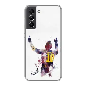 Чехлы Месси для Samsung Galaxy S21 FE (AlphaPrint) (Messi Barca)