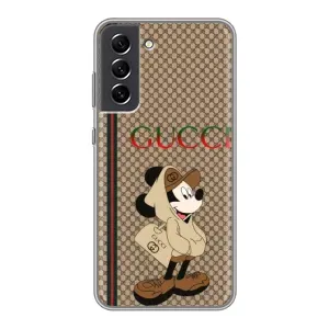 Чехлы ГУЧЧИ для Самсунг С21 ФЕ (AlphaPrint) (Mickey GUCCI)