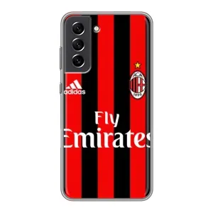 Чехлы для Samsung Galaxy S21 FE (VPrint) - Футбольные клубы (Milan)