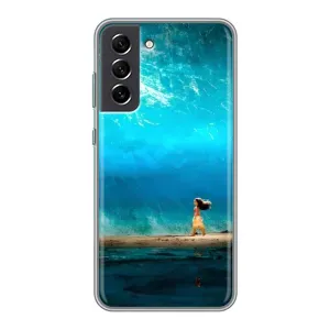 Чехол с мультфильмом Моана Samsung Galaxy S21 FE (Океан Моана)