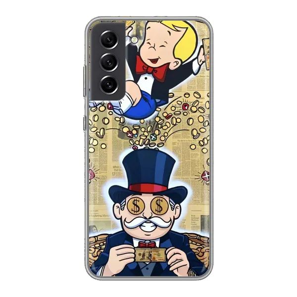 Чехол с принтом «Монополия Мен» для Samsung Galaxy S21 FE Чехол с принтом «Монополия Мен» для Samsung Galaxy S21 FE