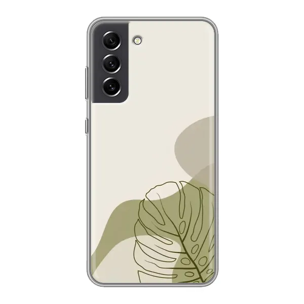 Чохол з принтом «Зелена монстера дизайн» для Samsung Galaxy S21 FE Чохол з принтом «Зелена монстера дизайн» для Samsung Galaxy S21 FE
