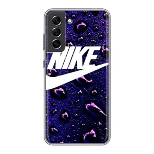 Чехол для Samsung Galaxy S21 FE - с принтом Найк (AlphaPrint) (Найк принт)