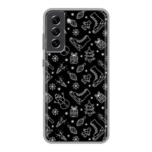 Новогодние, Праздничные Чехлы для Samsung Galaxy S21 FE - 2024 год (Новогодний фон)