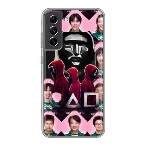 Чехол Гра в кальмара для Samsung Galaxy S21 FE (Участники Игра кальмара)