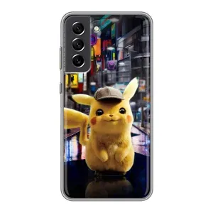 Чехлы с крутыми принтами для Samsung Galaxy S21 FE - (PREMIUMPrint) (Пикачу)