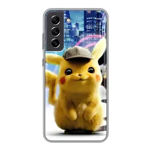 Чохол з Пікачу на Samsung Galaxy S21 FE (Пікачу в місті)