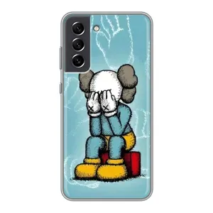 Чехлы для Samsung Galaxy S21 FE - Bearbrick Louis Vuitton (PREMIUMPrint) (Плач Bearbrick)