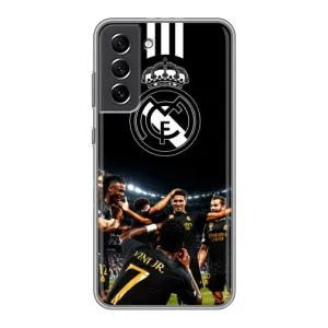 Чехол для Samsung Galaxy S21 FE с принтом Реал Мадрид (ФК Реал Мадрид)