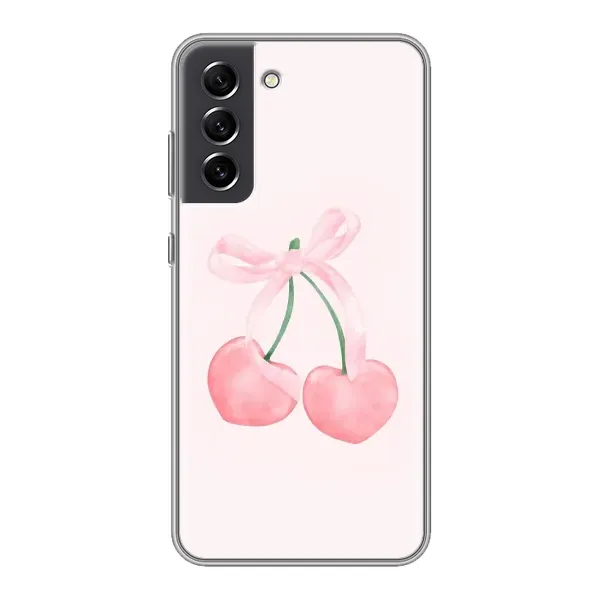 Чехол с принтом «Розовые вишни» для Samsung Galaxy S21 FE