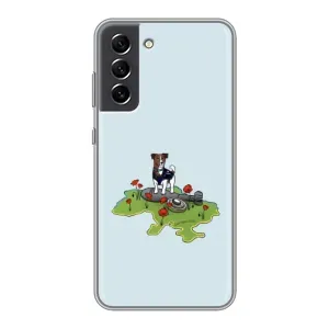Чехлы с картинкой собаки Патрон для Samsung Galaxy S21 FE (AlphaPrint) (Сапер Пес)