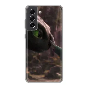 Чехол как приручить дракона на Samsung Galaxy S21 FE (Сцена с драконом)