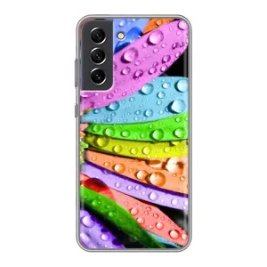 Чехлы (ART) Цветы на Samsung Galaxy S21 FE (VPrint) (Семицветик)