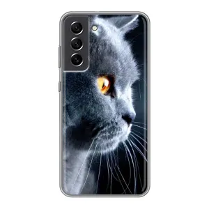 Чохли з Котиками для Samsung Galaxy S21 FE (VPrint) (Сірий Кіт)