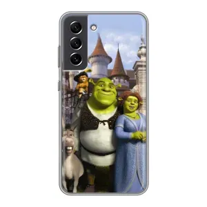 Чехол с мультфильмом Шрек на Samsung Galaxy S21 FE (Сказочные герои Шрека)