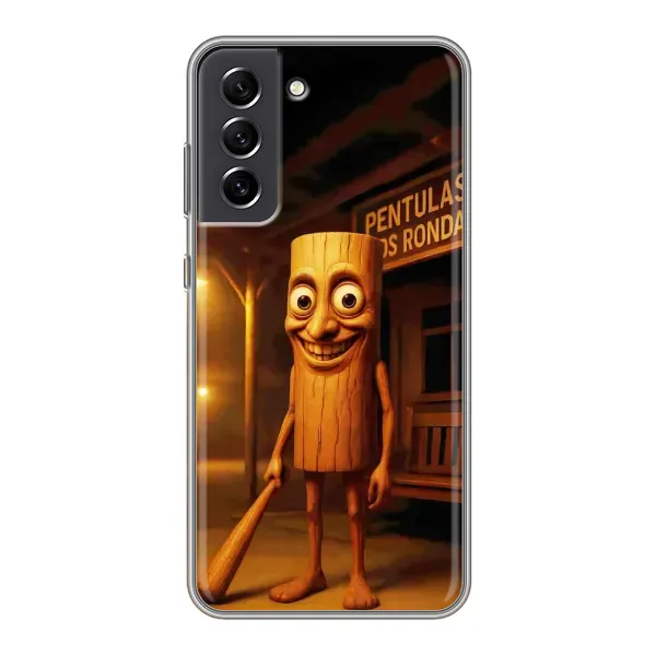 Чохол з принтом «Тунг тунг сахур» для Samsung Galaxy S21 FE Чохол з принтом «Тунг тунг сахур» для Samsung Galaxy S21 FE