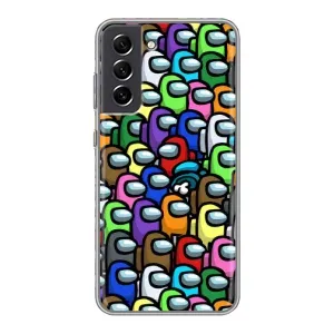Чехол Амонг Ас для Samsung Galaxy S21 FE (AlphaPrint) (Убит)