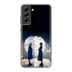 Чехлы Венсдей на Samsung Galaxy S21 FE Уэнсдей (AlphaPrint) (Уэнздей и Инид)