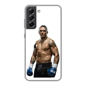 Чохол з картинкою Олександр Усик для Samsung Galaxy S21 FE (Усик на білому)
