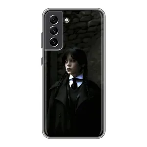 Чехол с дизайном Венздей 2 на Samsung Galaxy S21 FE (Темный стиль Уэнздей)