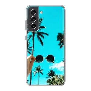 Силіконовий чохол з КАРТИНКАМИ літо для Samsung Galaxy S21 FE (AlphaPrint) (Погляд літо)