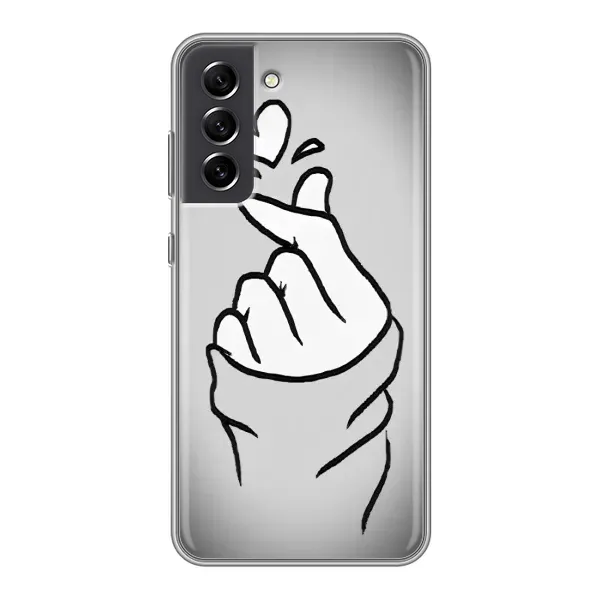 Чехол с принтом «Значок Love» для Samsung Galaxy S21 FE