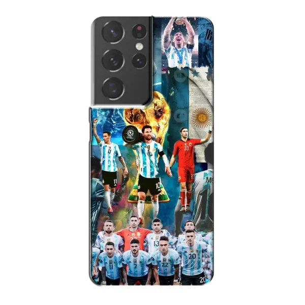 Чохол з принтом «Аргентина Мессі» для Samsung Galaxy S21 Plus