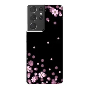 Чехол для Самсунг S21 Плюс - с принтом (Дизайнерские) (AlphaPrint) (Цветочки маленькие)