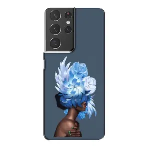 Чехлы (ART) Цветы на Samsung Galaxy S21 Plus (VPrint) (Квіти на голові)