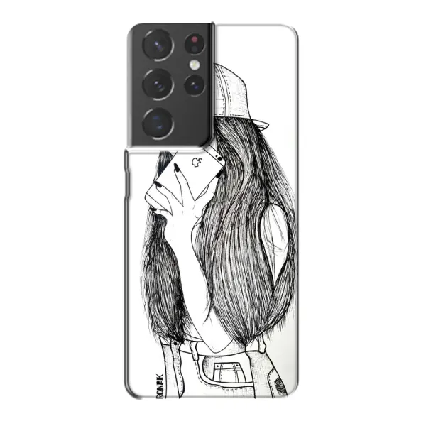 Чохол з принтом «Фото дівчини» для Samsung Galaxy S21 Plus Чохол з принтом «Фото дівчини» для Samsung Galaxy S21 Plus