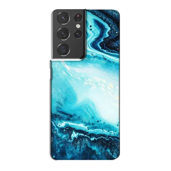 Чехол с принтом «Голубой мрамор» для Samsung Galaxy S21 Plus Чехол с принтом «Голубой мрамор» для Samsung Galaxy S21 Plus