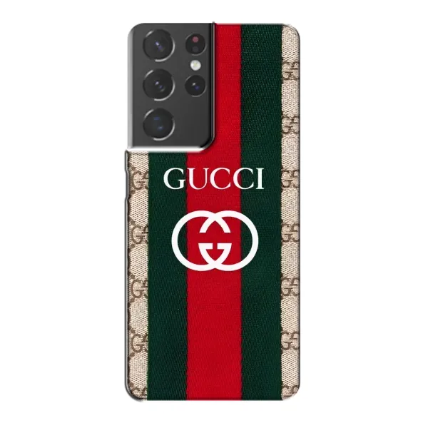 Чохол з принтом «Gucci дизайн» для Samsung Galaxy S21 Plus