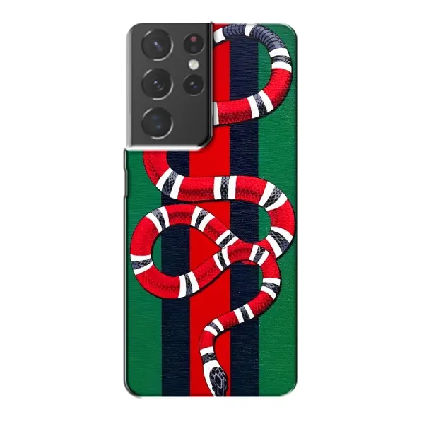 Чохол з принтом «Gucci змія» для Samsung Galaxy S21 Plus