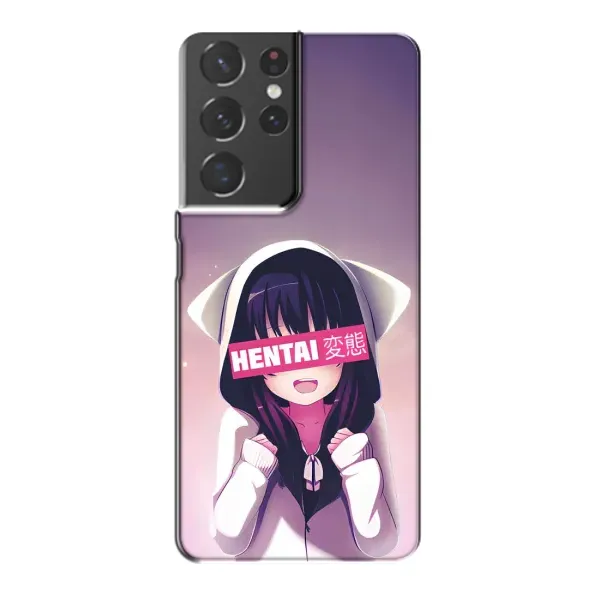 Чохол з принтом «Hentai chan» для Samsung Galaxy S21 Plus