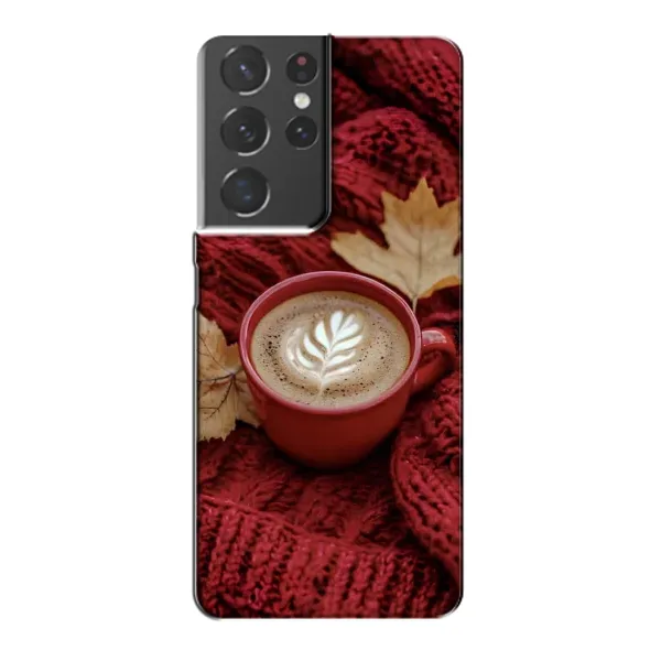 Чехол с принтом «Кофе на пледе» для Samsung Galaxy S21 Plus
