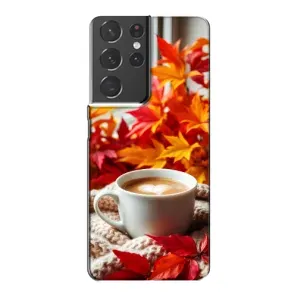 Чохол з унікальним дизайном 'Осінь з кавою' для Samsung Galaxy S21 Plus