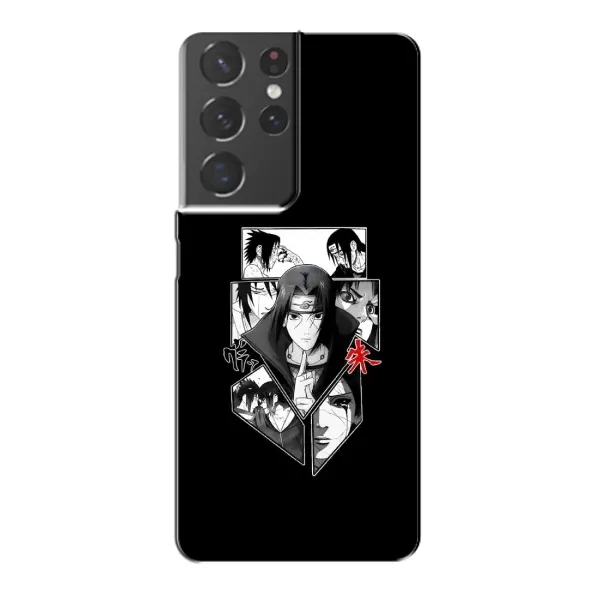 Чехол с принтом «коллаж Итачи» для Samsung Galaxy S21 Plus Чехол с принтом «коллаж Итачи» для Samsung Galaxy S21 Plus