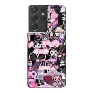 Чохол з кроликом Куромі на Samsung Galaxy S21 Plus (Колаж Куромі)