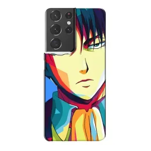 Чохли Персонажі Аніме Наруто для Samsung Galaxy S21 Plus (AlphaPrint) (Леві Аккерман)