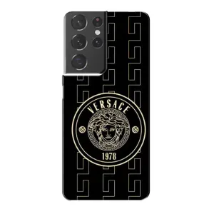 Чохли VERSACE для Самсунг Галаксі S21 Plus (PREMIUMPrint) (Лого Версаче)